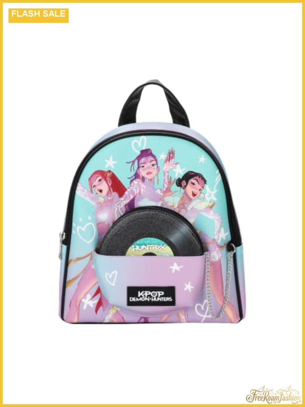 Iridescent Mini Backpack with Coin Purse